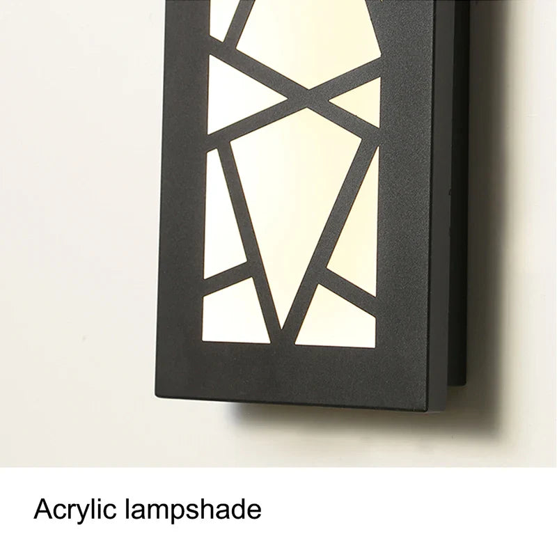 Afralia™ Modern Outdoor LED Wall Light for Courtyard and Garden