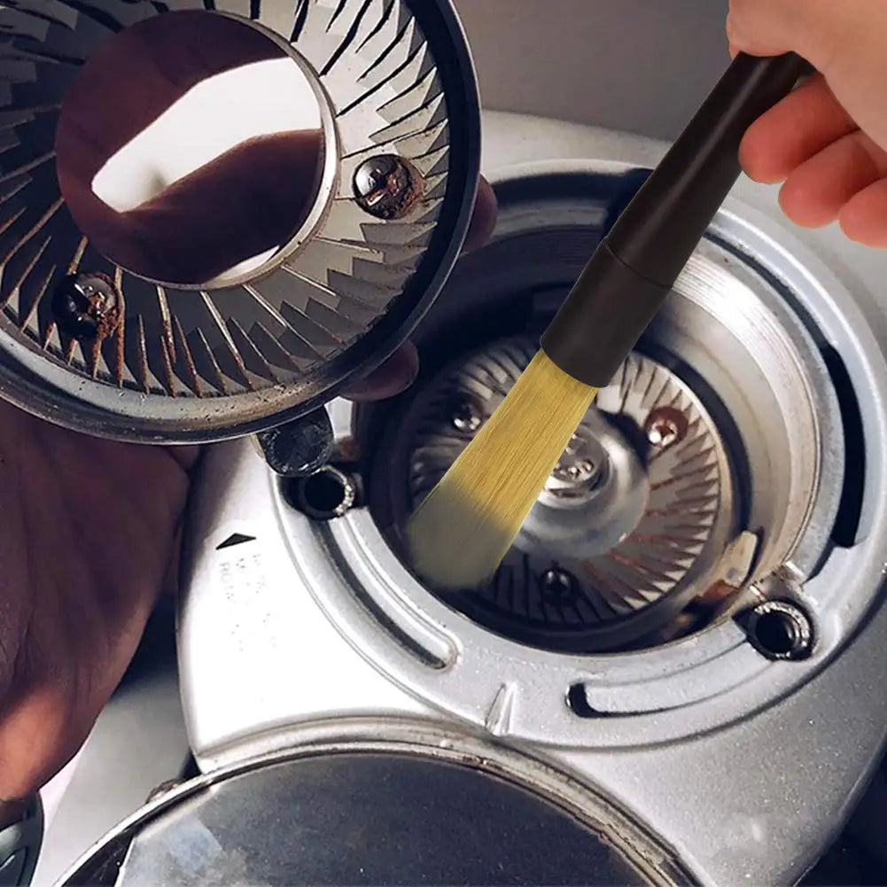 Afralia™ Espresso Machine Cleaner Brush - Dual Purpose Coffee Grinder Cleaning Tool