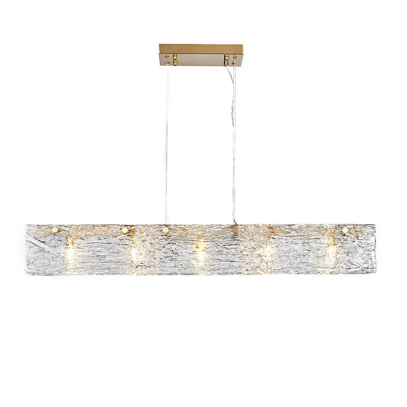 Afralia™ Glass Chandelier: Modern Minimalist Luxury Lighting for Restaurant, Bar, and Home