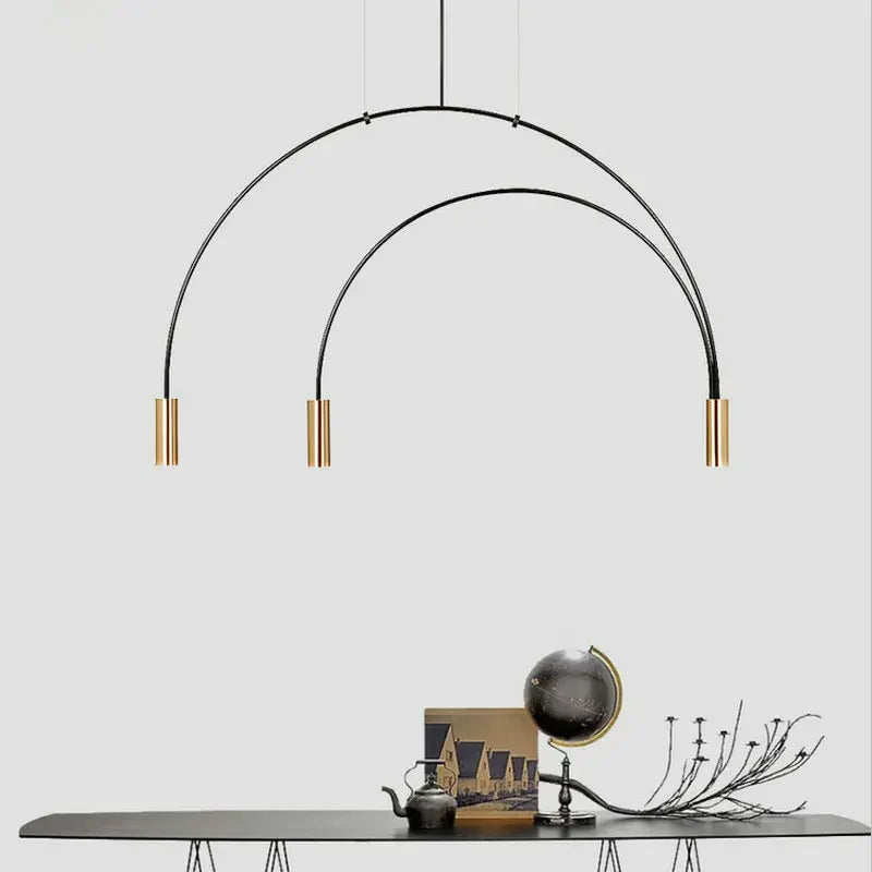 Afralia™ Geometric Pendant Light: Modern Nordic Design for Dining, Living Room, and Bar Settings