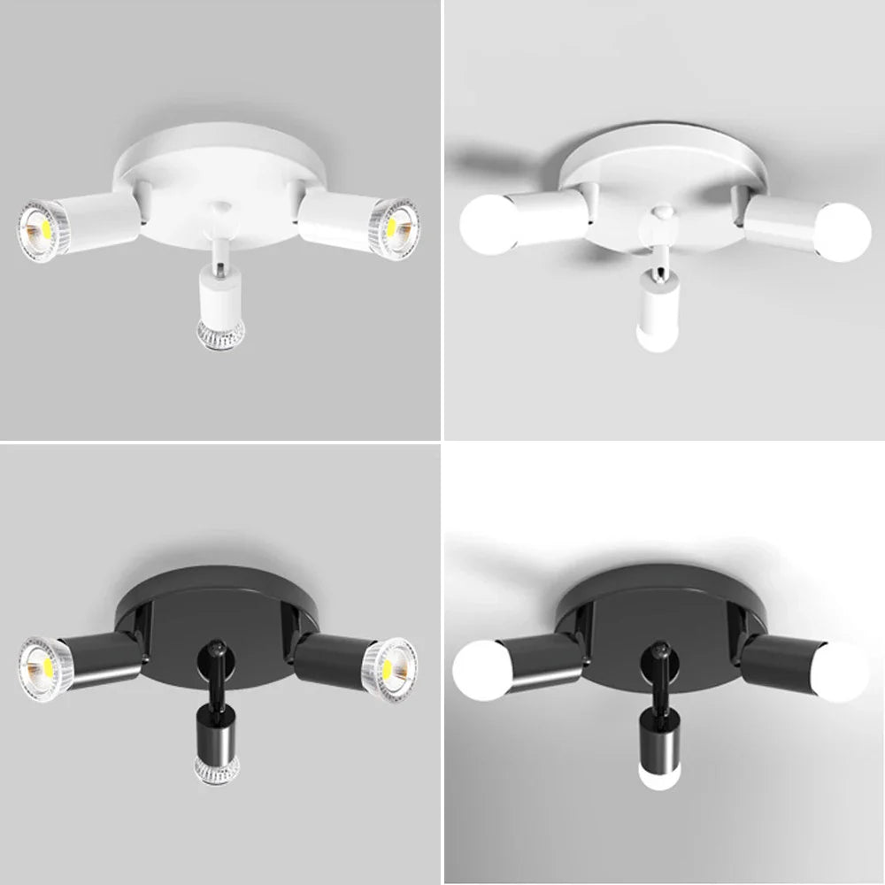 Afralia™ Rotatable LED Chandelier: Ceiling Mounted Spot Lights for Living Room, Kitchen