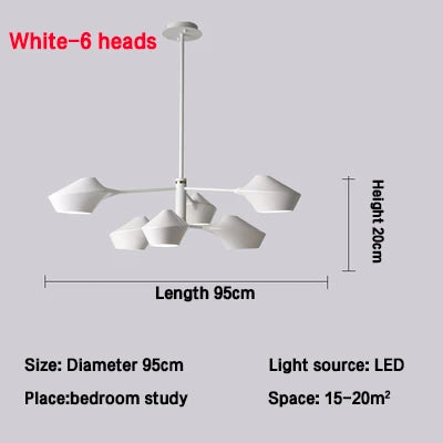 Afralia™ Modern Nordic Chandeliers: Simple Lighting Fixture for Living Room, Dining Room, Restaurant, Hall