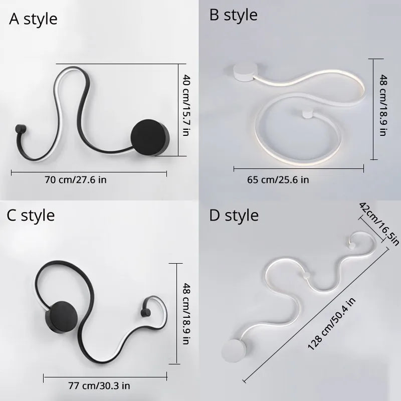 Afralia™ Iron Body LED Wall Lamp for Bedroom, Living Room, Study - Modern Sconce Fixture