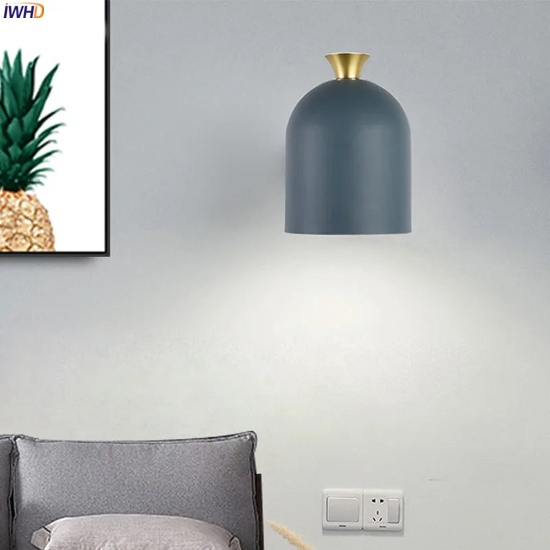 Afralia™ Modern Nordic LED Wall Sconce | Bedroom Bathroom Stair Mirror Light Fixture