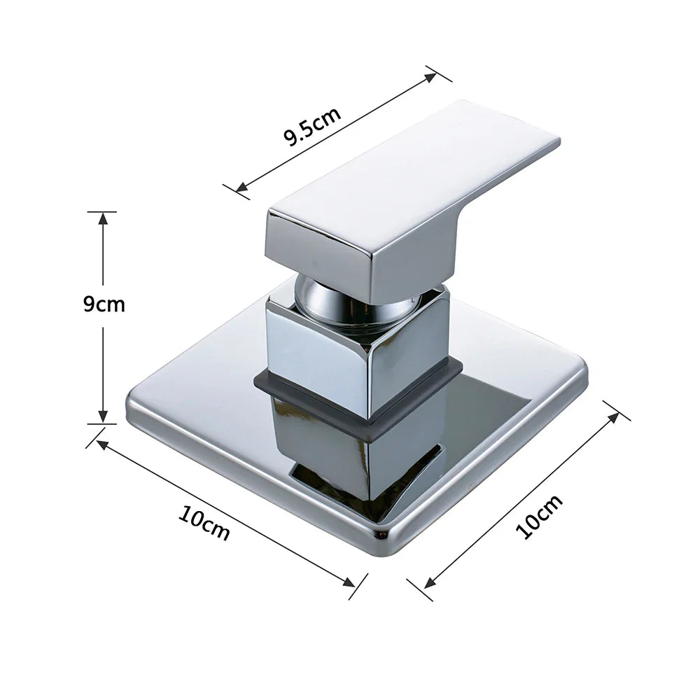 Afralia™ Chrome Wall Mount Basin Faucet - Single Handle Mixer Tap