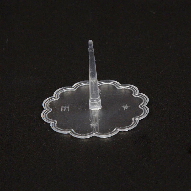 Afralia™ Cake Stands Decoration Bracket Set - 20pcs Clear Plastic Fondant Holders