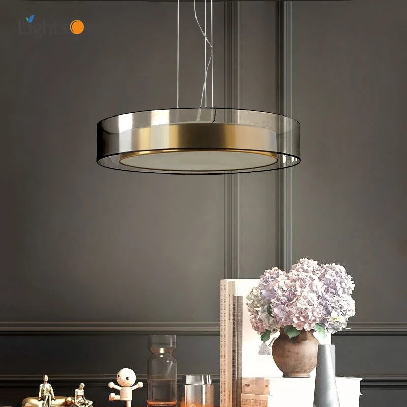 Afralia™ Copper Pendant Light: Nordic Minimalistic Luxury for Master Bedroom