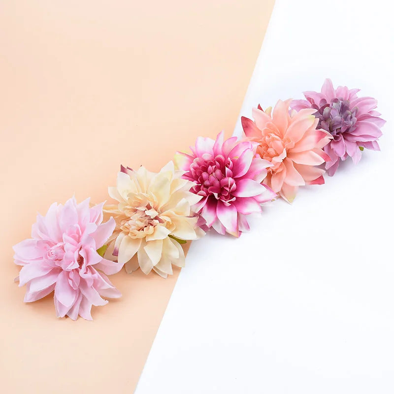 Afralia™ 100pcs Silk Gerbera Flowers for Christmas, Wedding, DIY, Scrapbooking, Gifts