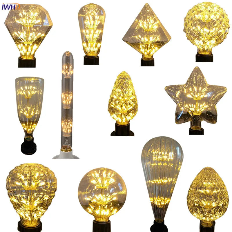 Afralia™ Retro Edison Bulb LED 3W E27 Industrial Vintage Lamp Light Bulb