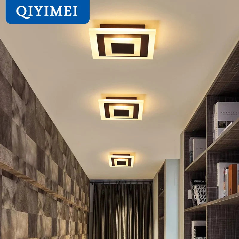 Modern LED Ceiling Light by Afralia™ for Bathroom Living Room - Home Decorative Lighting