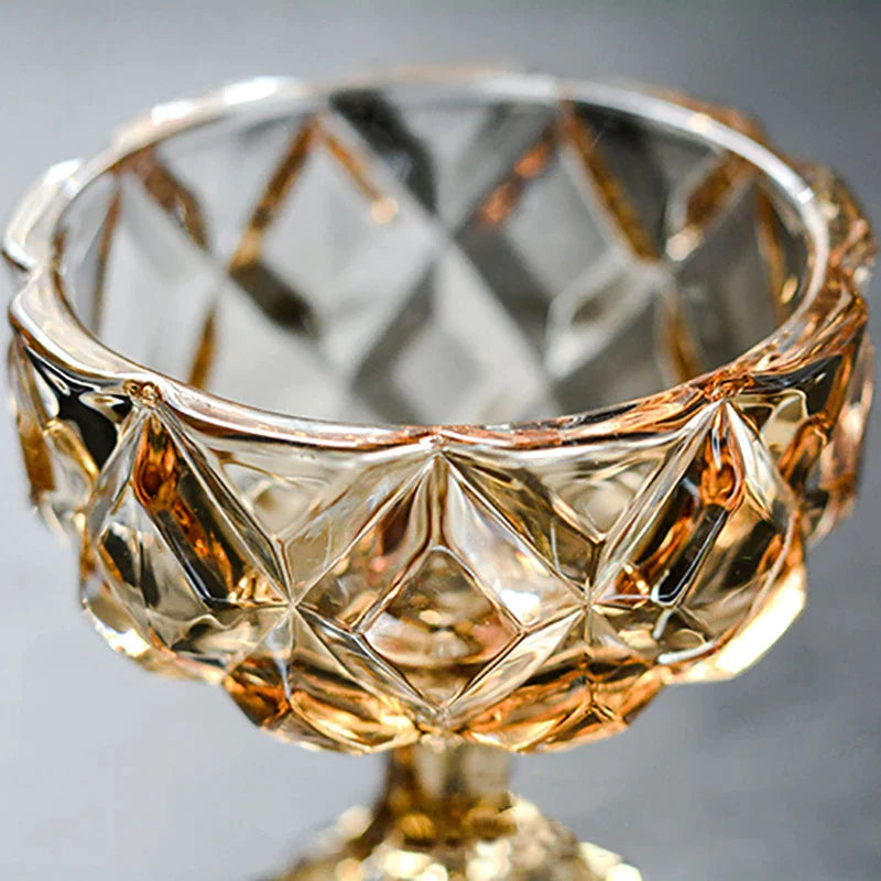 Afralia™ Goblet Ice Cream Cup Salad Wine Glass Tea Juice Milk Water Cup