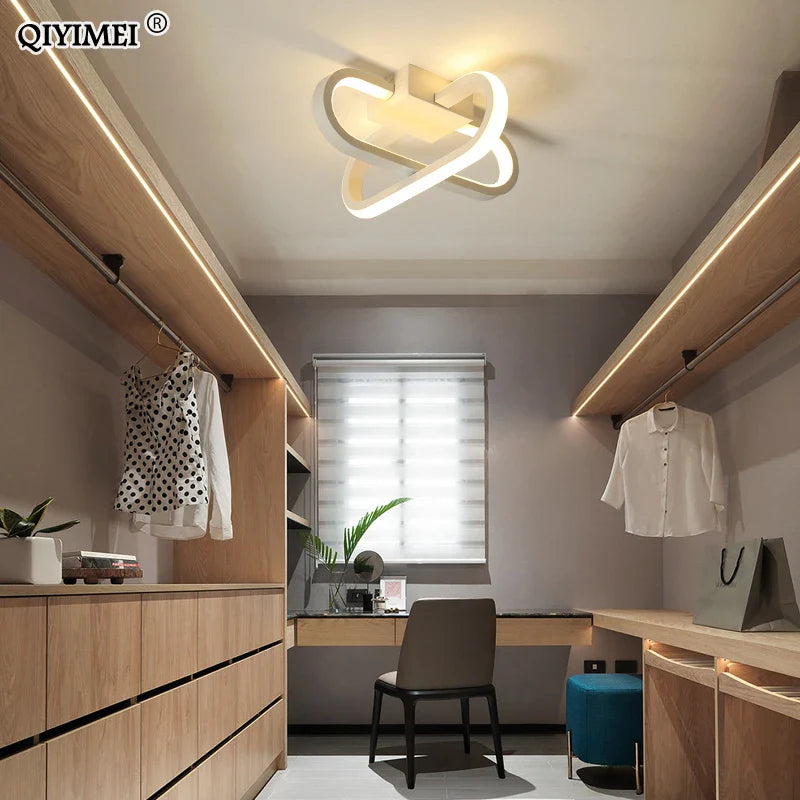 Afralia™ Modern LED Chandeliers Luster Indoor Lights for Home Living Study Bedroom