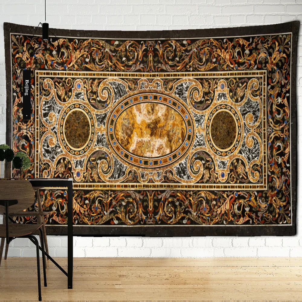 Afralia™ Bohemian Style Astrology Tapestry Wall Hanging Hippie Room Decor
