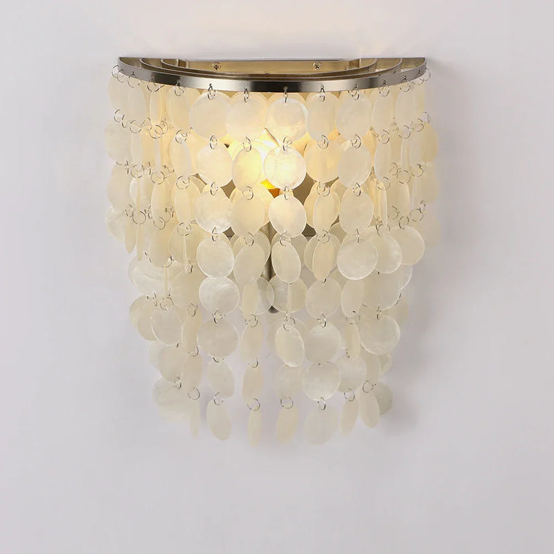 Afralia™ Seashell LED Wall Lamp for Bedroom, Restaurant, and Home Decoration