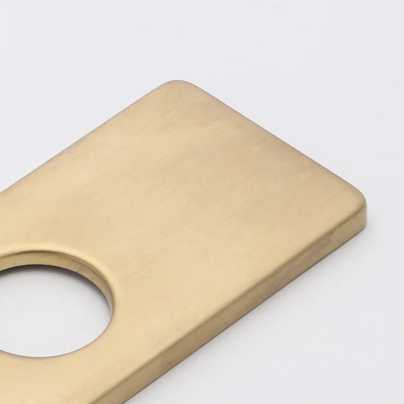 Afralia™ 4" Hole Cover Deck Plate for Sink Faucets - Black/Gray/Gold Finishes