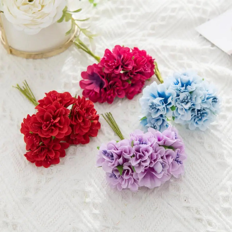 Afralia™ Artificial Flower Stamen Bouquet for Wedding, DIY, Party Decor, Home, Scrapbooking