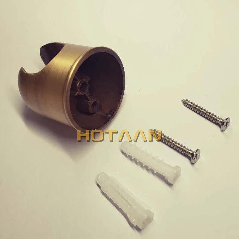 Afralia™ Zinc Alloy Wall Mounted Hand Shower Holder Bracket - Antique Bathroom Accessories