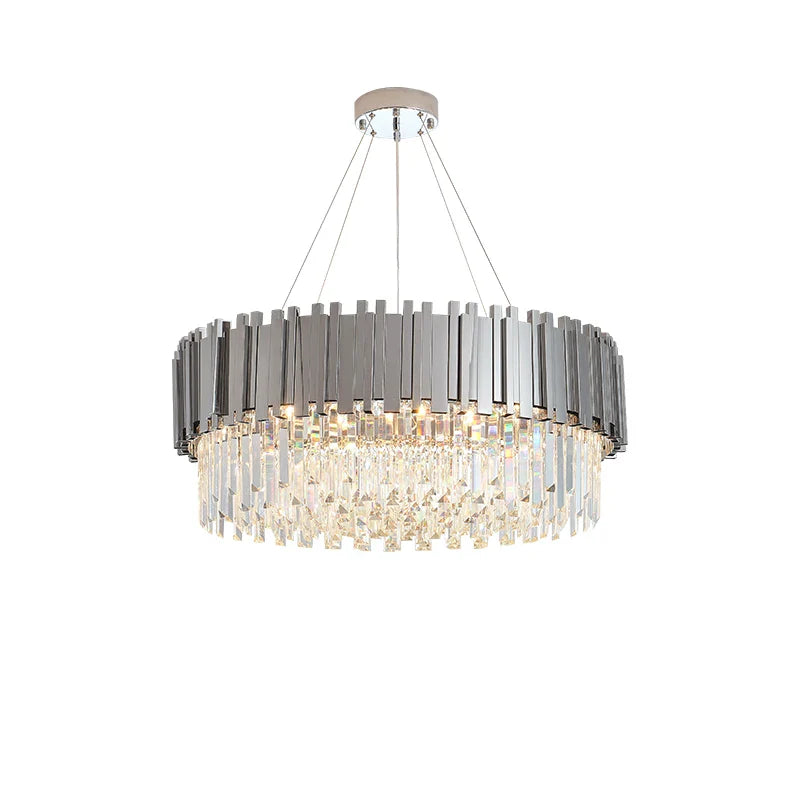 Afralia™ Art Deco Crystal LED Chandelier - 4 Tier Gold Silver Designer Lighting
