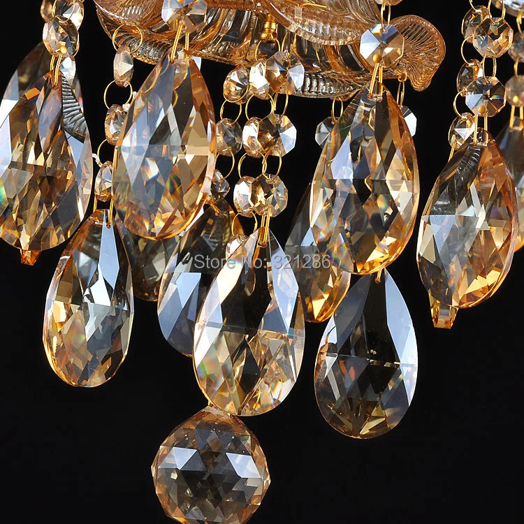 Afralia™ Crystal Chandelier: Luxury Modern Home Lighting Decoration Living Room Indoor Light