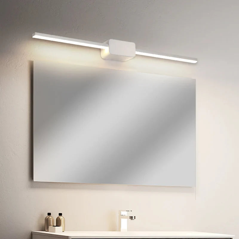 Afralia™ LED Mirror Wall Sconces for Bathroom Dressing Table, Kitchen - 80cm, 60cm, 40cm