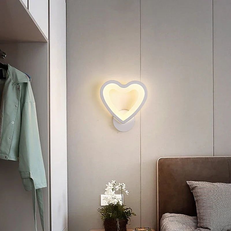 Afralia™ Acrylic LED Children's Wall Sconce, Creative Arts Decoration for Room, Study, Corridor