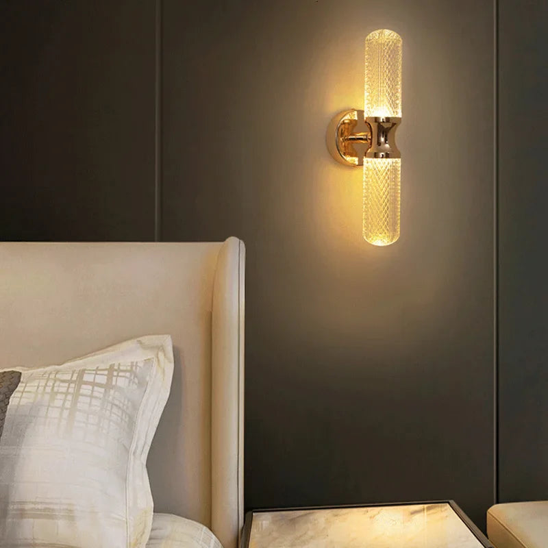 Afralia™ Modern Bedroom Wall Lamp: Sleek LED Indoor Light Fixture for Living Room, Study, Corridor