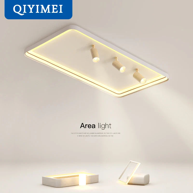 Afralia™ Modern LED Ceiling Lights: Round, Square, Rectangle Lamps for Living Room, Bedroom - Surface Mounted Lighting