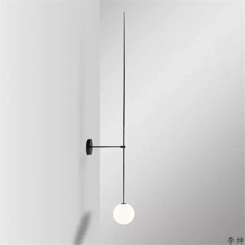 Afralia™ Glass Ball LED Wall Light - Minimalist Nordic Design