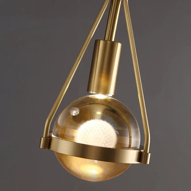 Afralia™ Crystal Ball Pendant Lights - Nordic Modern Design for Home Lighting