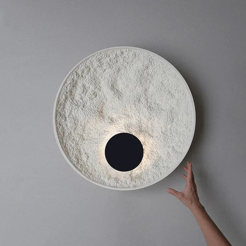 Afralia™ Circle Wall Lamps: Nordic Loft Style Resin Art Sconces for Indoor Lighting