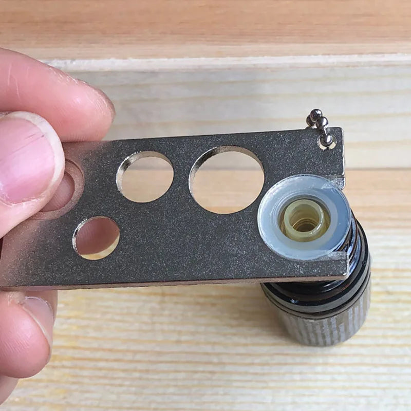 Afralia™ Essential Oils Opener for Roller Balls & Caps - Metal Corkscrew Tool