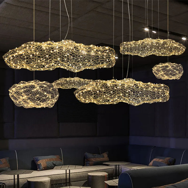 Afralia™ Cloud Light: Nordic Design Floating Lamp for Bedroom, Hotel, Restaurant, Bar