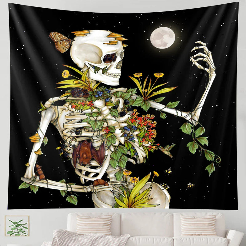 Afralia™ Sun & Moon Tapestry: Bohemian Hippie Yoga Mat Wall Decor