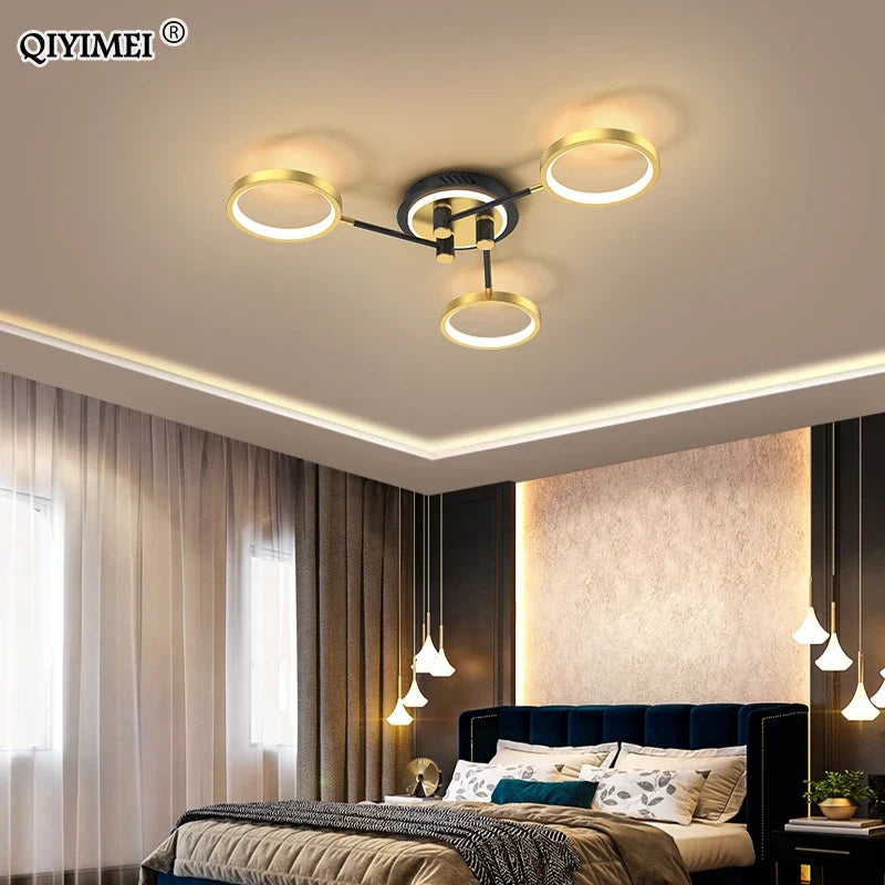 Afralia™ LED Chandelier Lights: Dimmable, Remote Control, Modern Design for Home Lighting