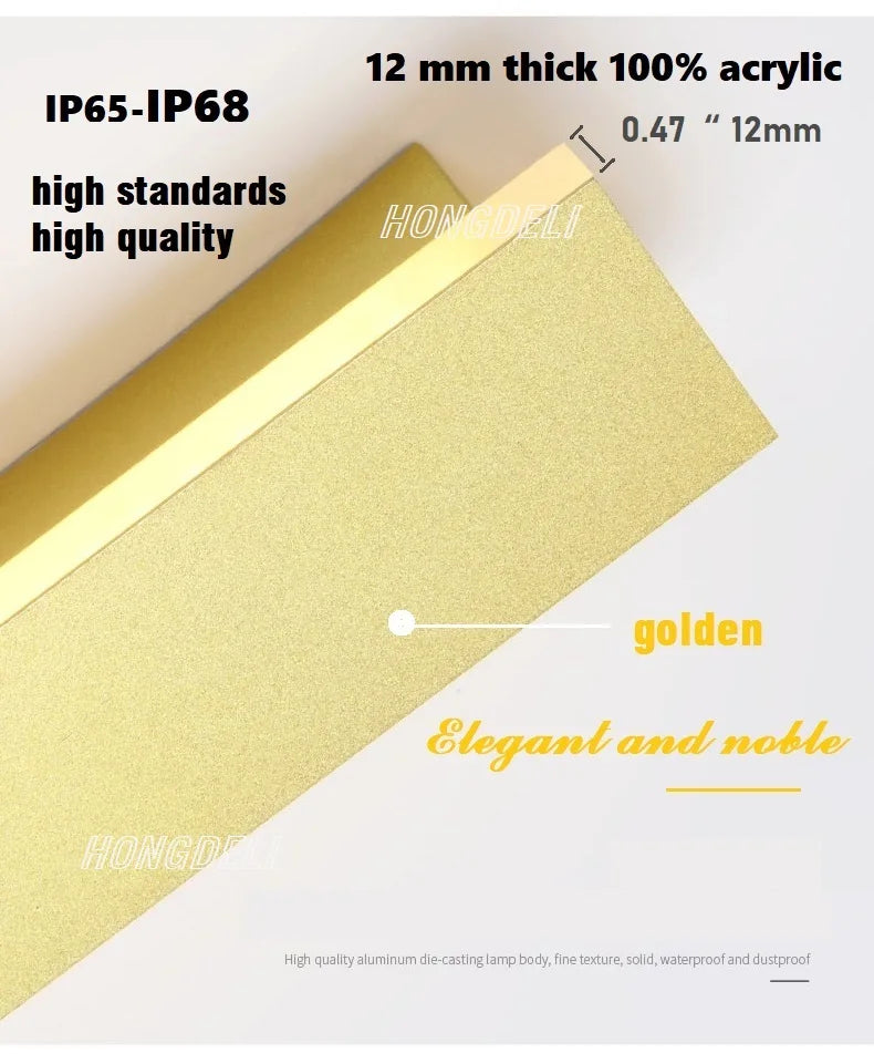 Afralia™ Outdoor Wall Lamp for Modern Decor, Villa Stairs, Courtyard, IP65 Waterproof & Long