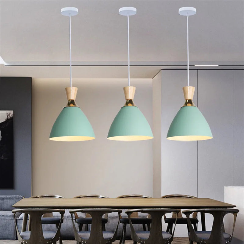 Afralia™ LED Chandelier: Nordic E27 Pendant Light for Home Decor, Restaurant, Bar, Bedroom