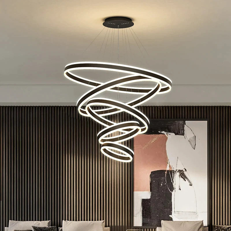 Afralia™ Modern Nordic Chandelier for Home Kitchen Dining Room Lighting