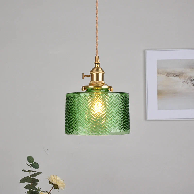 Afralia™ Glass Pendant Lamps Modern Hanging Lights for Dining Bedside Decorative LED Lustre