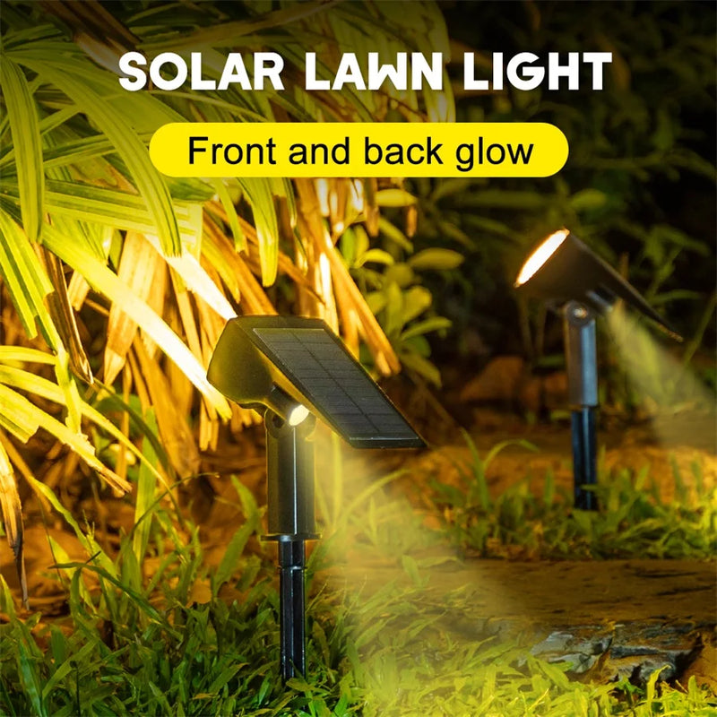 Afralia™ Solar Spotlights Outdoor Landscape Lights, 92 LED Adjustable Warm White IP65