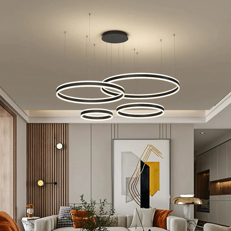 Afralia™ Modern Nordic Chandelier for Home Kitchen Dining Room Lighting