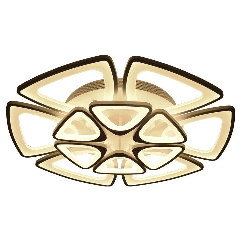 Afralia™ Geometric Petal Acrylic Ceiling Lamp: Romantic Decor for Living Room, Bedroom, Corridor