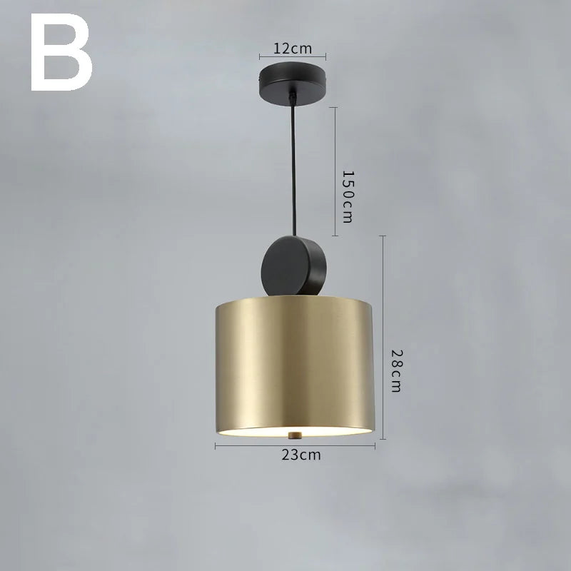 Afralia™ Nordic Loft LED Pendant Light for Living Room, Kitchen, and Dining Room