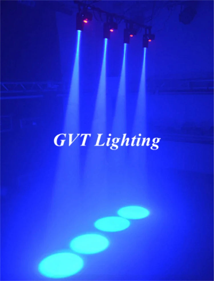 Afralia™ RGBW LED Spot Beam Light: Hot 3W Party DJ Stage Pinspot Bar Lighting