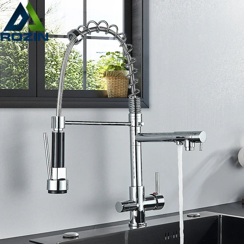 Afralia™ Purification Kitchen Faucet with 3 Colors LED Display