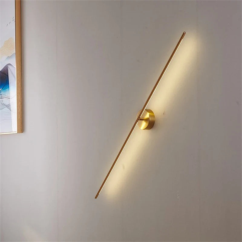 Afralia™ Rotating LED Wall Sconce Lights Luxury Modern Nordic Living Room Decor