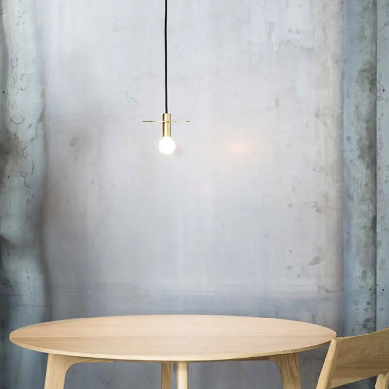 Afralia™ Iron Pendant Light: Nordic LED E27 Hanging Lamp for Home Decor