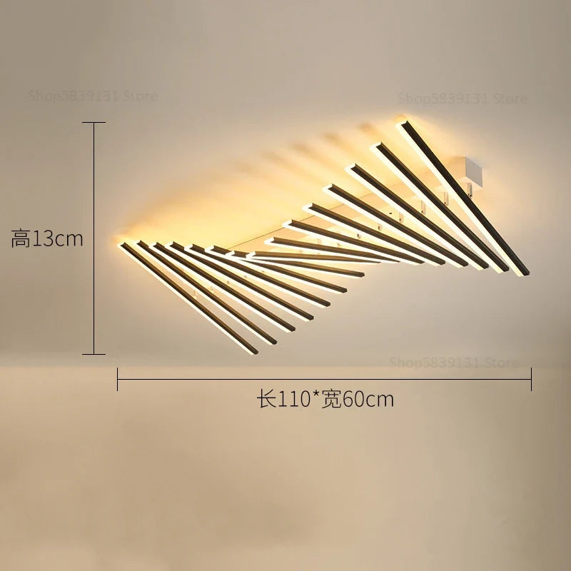 Afralia™ Modern LED Ceiling Lights for Living Room Kitchen Bedroom Beauty Decor, Nordic Design