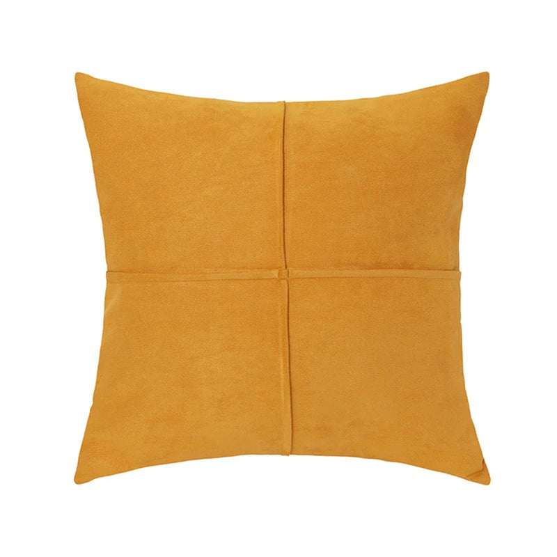 Afralia™ Cross Faux Suede Throw Pillow Cover for Car Couch Sofa Bed Home Decor