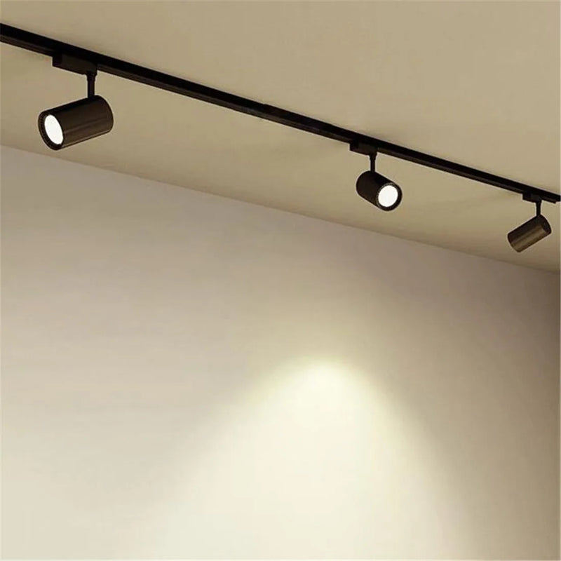 Afralia™ 100cm Black White Track for Track Lights Aluminum Rail Part