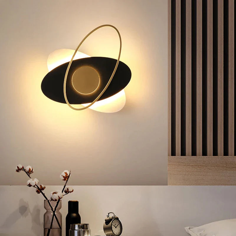 Afralia™ Acrylic Wall Sconce Light for Living Room Bedroom Hotel Aisle Lighting